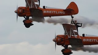 Breitling Wingwalkers  Dunsfold Wings amp Wheels 2014 HD [upl. by Narrat]