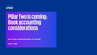 BEPS Pillar 2 is coming Book accounting considerations [upl. by Quartas641]