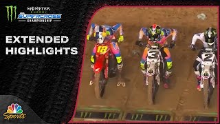 Supercross 2024 EXTENDED HIGHLIGHTS Round 8 in Daytona Beach  3224  Motorsports on NBC [upl. by Anahs]