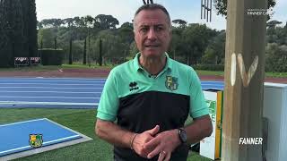 Grifone Gialloverde Vs Real Monterotondo Intervista a Pino Mercurio [upl. by Paule]