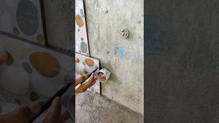 The most effective way to make two holes in the wall tiles [upl. by Yendyc]