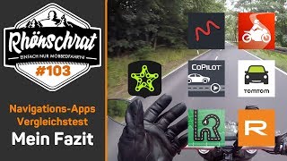 Mein Fazit  Motorrad NavigationsApps Vergleichstest  103 [upl. by Templas]