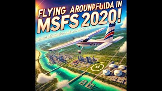 Flying Over Florida Microsoft Flight Simulator 2020  LowMid Graphics Experience [upl. by Annoik]