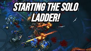 Starting The SOLO LADDER New Zerg SILVER PLAYER [upl. by Yenrab]