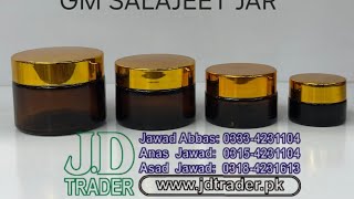 ACRYLIC PLASTIC JAR SALAJEET CREEM salajeet shilajit benefits for men [upl. by Lenes]