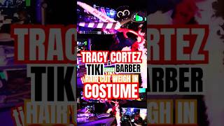 Tracy Cortez amp Tiki Barber famous HAIRCUT WEIGH IN Costume UFC tracycortez tikighosn ufc [upl. by Rosol]