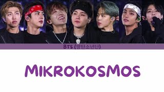 BTS  Mikrokosmos Colour Coded Lyrics [upl. by Marabelle]