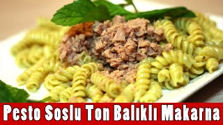 Pesto Soslu Ton Balıklı Makarna  Pişirmece  Yemek Tarifleri [upl. by Anires]