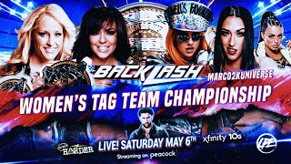 LayCool vs Toxic Attraction  Women’s Tag Team Championship [upl. by Arbuckle]