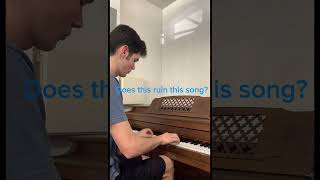 People ask what I do when I’m bored… piano funny shorts music [upl. by Ahsuas]