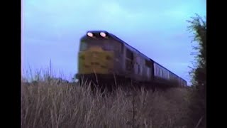 British Rail 1988  A couple of trains near Melton Mowbray [upl. by Salaidh]