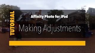 Editing 360° Images in Affinity Photo for iPad [upl. by Hedwiga]