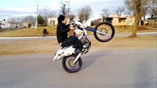 Yamaha TTR 250 wheelie [upl. by Aneehc]