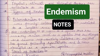 Endemism  Endemic species  Types  Causes  phytogeography ecology youtube priyathakur [upl. by Enenaj873]