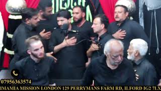 SHAM E GHAREEBAN MAJLIS LIVE FROM IMAMIA MISSION LONDON UK [upl. by Nodnyl]