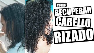 Como Recuperar Cabello Rizado [upl. by Ellebana]