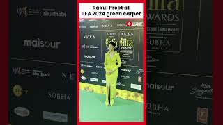 IIFA 2024  Watch  Rakul Preet graces IIFA 2024 green carpet [upl. by Nalyd813]