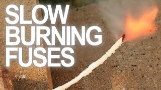 How To Make Slow Burning Fuses [upl. by Anaujik]