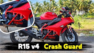 R15 v4  Crash Guard installation Guide  Ht Exhaust [upl. by Lin]