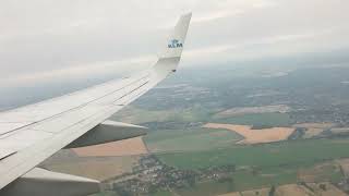 KLM Royal Dutch Airlines flight KL1821 landing at THE FORMER Berlin Tegel Airport TXL  AMSTXL [upl. by Lock]