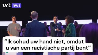 Partijvoorzitters houden slotdebat felle confrontatie over racisme en verbinding [upl. by Tammany290]