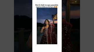 Itni khushi 🙈🤣 shorts shortsfeed wedding fashion shortvideo looks lehnga outfit dailyshorts [upl. by Liban]