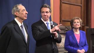 Governor Cuomo Unveils Portrait of Governor Mario Cuomo [upl. by Artapoelc]