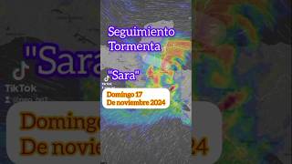 Seguimiento a tormenta Sara [upl. by Avron]