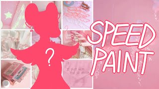 🎀 turning moodboards into characters  speedpaint [upl. by Esinev]