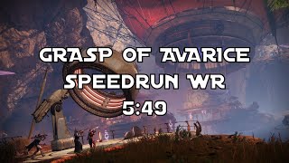 Grasp of Avarice Speedrun WR 549 [upl. by Ardnuhsor]