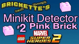 Minikit Detector Pink Brick LEGO Marvel SuperHeroes 2 quotSimulation Situation” Agent Coulson  Quake [upl. by Lledyl]