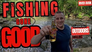 STRANGE man goes FISHING 👀 Join me for some UK River fishing [upl. by Enilrae]