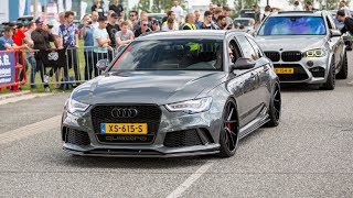 700HP Audi RS6 C7 with Decat Guerrilla Downpipes  LOUD Revs amp Accelerations [upl. by Blackburn276]