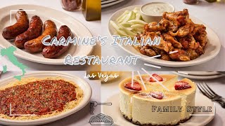 Carmines Italian Restaurant  LAS VEGAS [upl. by Aurita523]