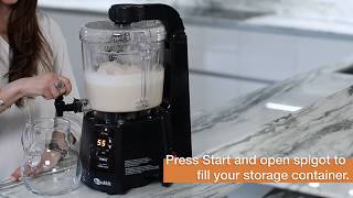 How to make fresh wholesome nutrientdense almond milk w The Nutramilk [upl. by Eibba]