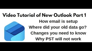 Tutorial and Review of the New Outlook Part 1 [upl. by Onitsuaf395]