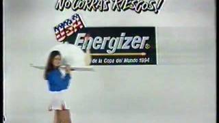 Comerciales colombianos 1994  Cocacola 350 USA Energizer Listerine Cool Mint [upl. by Halludba]