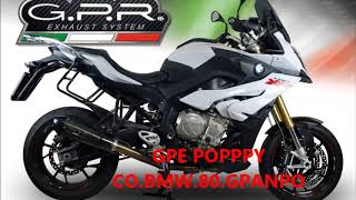 BMW S 1000 XR GPR EXHAUST SYSTEMS SOUND FULL LINE SCARICO GPR SUONO [upl. by Cuttie141]