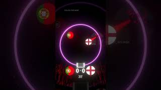 PORTUGAL vs ENGLAND🤯footballmarbles footballedit neonarcade portugal england [upl. by Nerraf256]