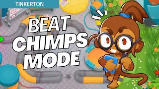 How to Beat CHIMPS Mode Hard on Tinkerton  BTD6 Strategy [upl. by Acined]