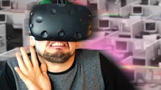 SCARIER THAN IT LOOKS  The Cubicle HTC Vive Virtual Reality [upl. by Ajan]