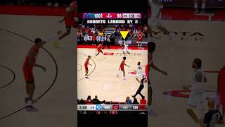 PART 1  A Tough Battle in Houston 🤺 Hornets vs Rockets Ending nba shorts [upl. by Earised685]