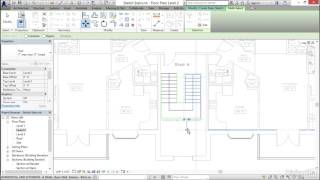 Revit Tutorial  Working with stairs [upl. by Eilrac]