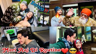 Aaj mai Gya Fer Toh Tattoo Studio🔥  Routine Vlog🕰️ Mayank vlogs😎  ❤️🙏🏻 [upl. by Aldos]