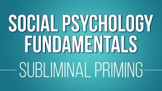 Subliminal Priming Learn Social Psychology Fundamentals [upl. by Euqinor]