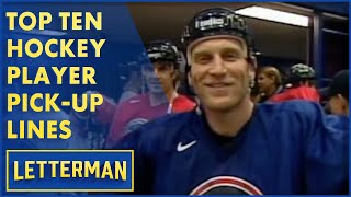 Top Ten Hockey Player PickUp Lines  Letterman [upl. by Naesed]