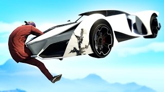 EXTREME RUNNERS vs FLYING CARS GTA 5 Funny Moments [upl. by Bonnibelle]