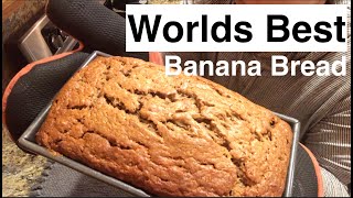 Sour Cream Banana Bread Recipe  Bake With Me [upl. by Arluene]