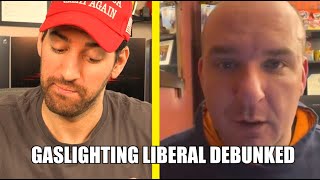 Debunking Gaslighting Liberal Over Trump amp Trudeau Meeting politics podcast [upl. by Merrielle]