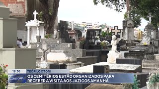 Teófilo Otoni Os Cemitérios estão Organizados para Receber a Visita aos Jazigos [upl. by Ahsiliw]